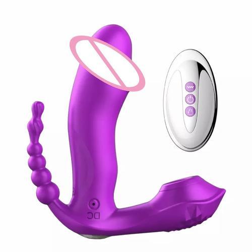 Vibromasseur À Succion 3 En 1 Pour Femmes, Stimulateur De Clitoris ... on Productcaster.