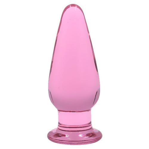 Plug Anal En Verre Rose Pour Hommes Et Femmes, Gode, Anus, Mastjaun... on Productcaster.