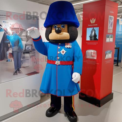 Personnage De Costume De Mascotte Redbrokoly De La Garde Royale Bri... on Productcaster.