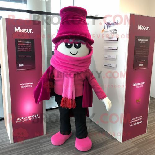 Personnage De Costume De Mascotte Redbrokoly D'avocat Magenta Habil... on Productcaster.