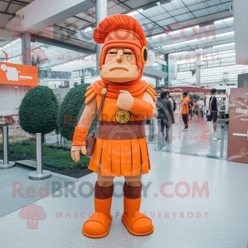 Personnage De Costume De Mascotte Redbrokoly De Soldat Romain Orang... on Productcaster.