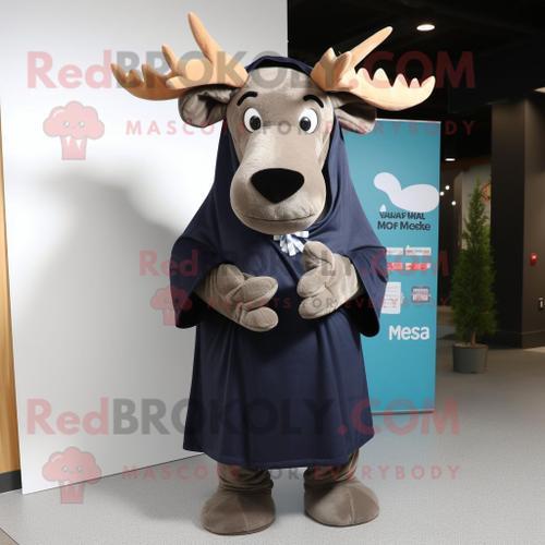 Personnage De Costume De Mascotte Redbrokoly Moose Habillé D'une Ro... on Productcaster.