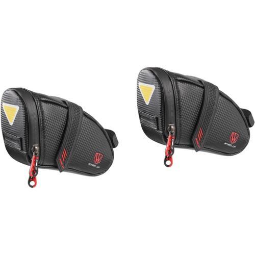 Comme Montré 2 Pièces Sac En Cuir Sac De Sacoche De Selle De Vélo S... on Productcaster.