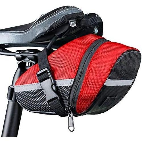 Rouge Sac Sacoche Velo Étanche Vélo Vélo Sac De Rangement Selle Vél... on Productcaster.