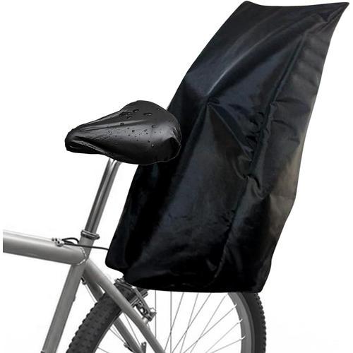 Noir Protection Contre La Pluie Pour Siège De Vélo Pour Enfant Avec... on Productcaster.