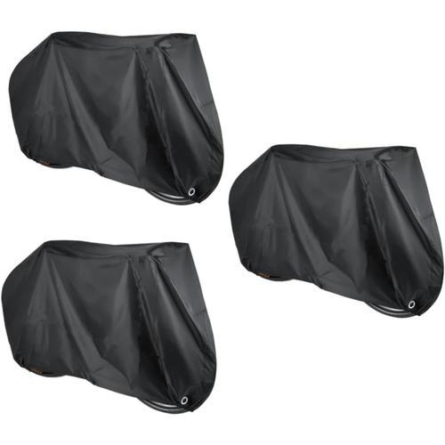 Noirx3pcs 3 Pièces Couverture Housse Vélo Extérieur Accessoires Vél... on Productcaster.