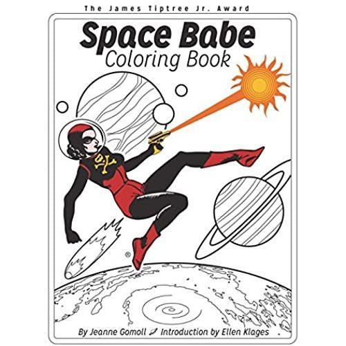 Space Babe Coloring Book on Productcaster.