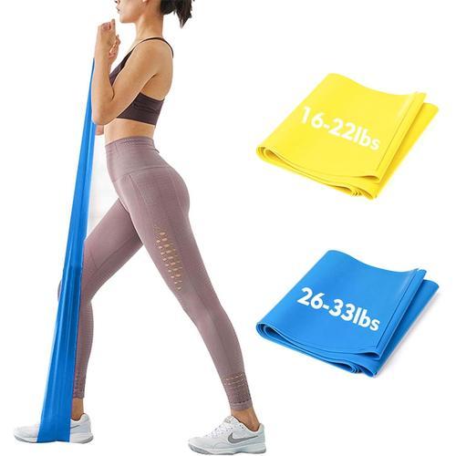 Lot De 2, Jaune Et Bleu, 2 Résistances Fitnessband Lot De 2 Bandes ... on Productcaster.