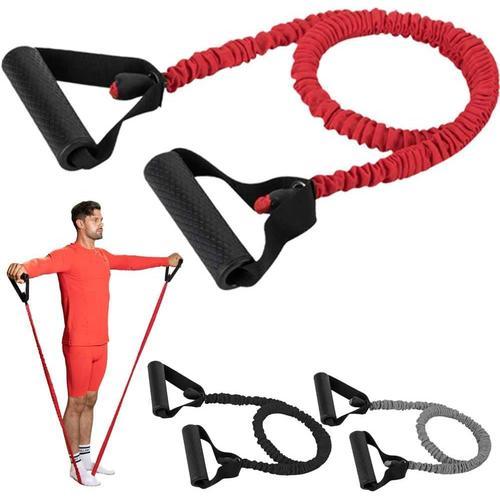 Red - Light D'exercice Bande De Résistance Fitness Yoga Gym Stretch... on Productcaster.