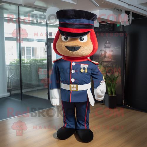 Personnage De Costume De Mascotte Redbrokoly De La Garde Royale Bri... on Productcaster.