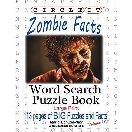 Circle It, Zombie Facts, Word Search, Puzzle Book on Productcaster.