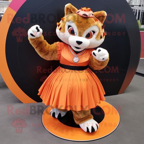 Personnage De Costume De Mascotte Redbrokoly De Bobcat Orange Habil... on Productcaster.