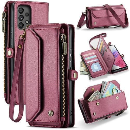 Crossbody Étui Pour Samsung Galaxy A53 5g Titulaire De La Carte Blo... on Productcaster.