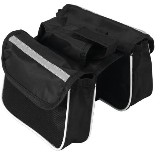 Noir Sac De Vélo De Route Sacoche De Guidon Vtt Vélo De Montagne on Productcaster.