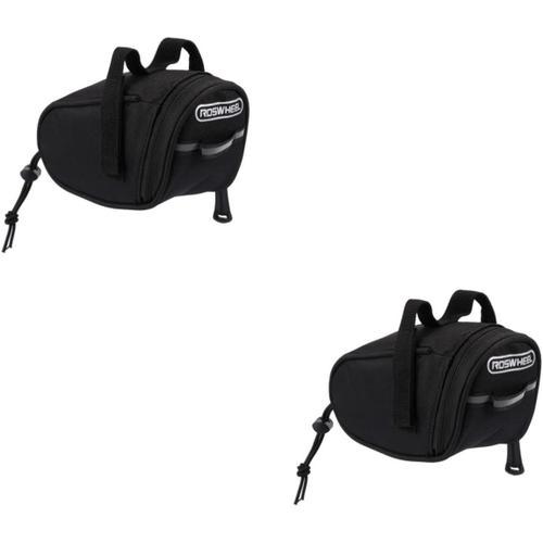 Noirx2pcs 2 Pièces Sacoche De De Vélo Bagages Étanches Cycle Sacoch... on Productcaster.