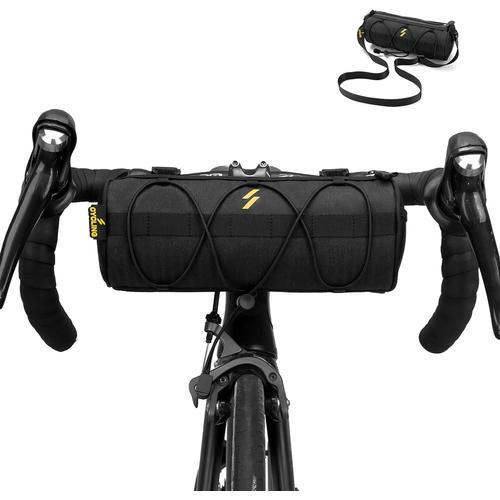 Noir Sac De Guidon Vélo, Sacoche Cadre À Bandoulière Pour Vtt, Vtc,... on Productcaster.