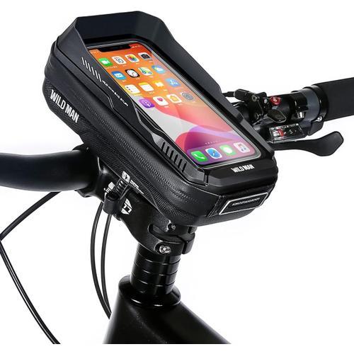 Noir Support De Téléphone Portable Étanche Pour Guidon De Vélo, Sac... on Productcaster.