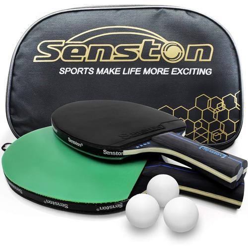 Y1-2bats Raquette Ping Pong Professionnel, Balles De Ping-Pong, 2 R... on Productcaster.