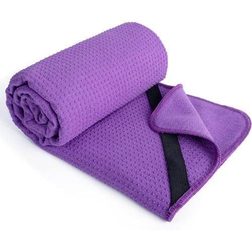 Violette - Serviette Microfibre Pour Tapis De Sport, Tapis Yoga-Ser... on Productcaster.