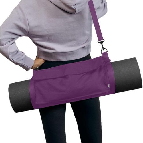 Violet Sac De Yoga Pour Tapis, Sangles De Tapis De Yoga Multifoncti... on Productcaster.