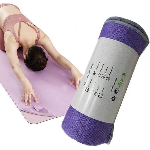 Purple Couverture Yoga Serviette Yoga Antidérapante Serviettes De Y... on Productcaster.