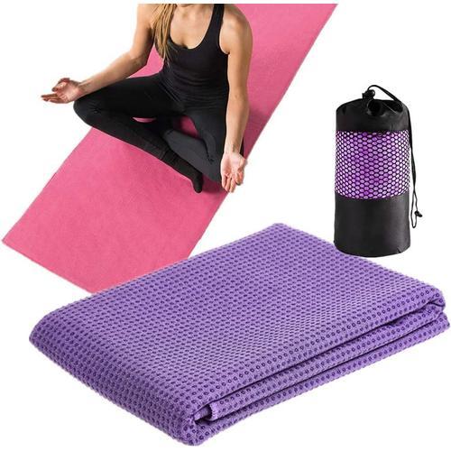 Purple Serviette Yoga Serviette De Yoga Serviette De Tapis Pour L'e... on Productcaster.