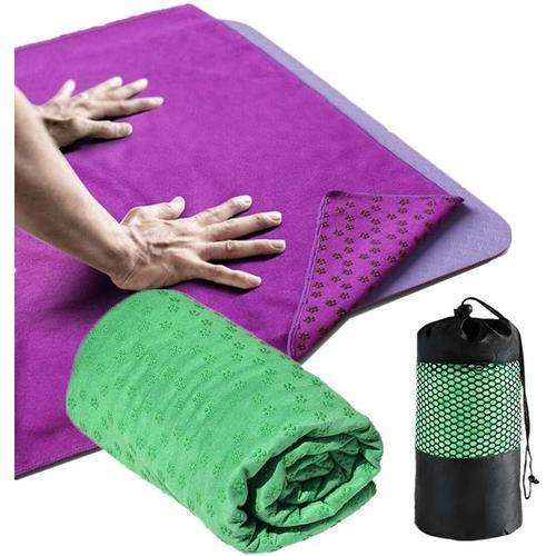 Green Serviette Yoga Serviette Yoga Antidérapante Tapis D'exercice ... on Productcaster.