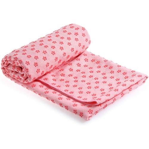 Pink 183cm * 61cm Antiderapant Tapis De Yoga Couverture Serviette A... on Productcaster.