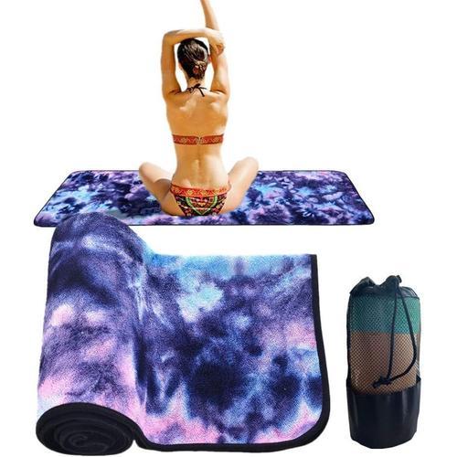 Blue Couverture Yoga Tapis De Sport Serviette Serviette Pour Tapis ... on Productcaster.