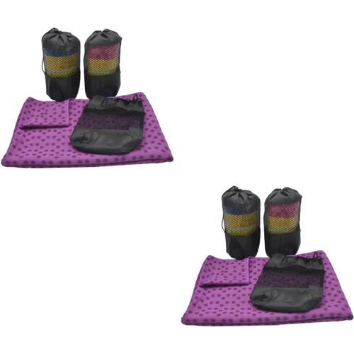 Violetx2pcs 2 Pièces Serviettes De Sport Serviette Cheveux Serviett... on Productcaster.