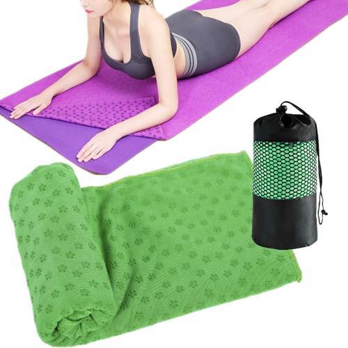 Green Serviette Yoga Antidérapante Serviette Yoga Yoga Serviettes T... on Productcaster.