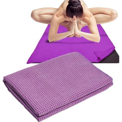 Purple Serviette Yoga Serviette De Yoga Serviette De Tapis Pour L'e... on Productcaster.