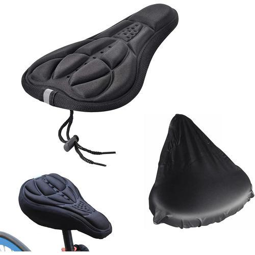 Noir Housse De Selle Pour Vélo, Housse De Selle De Vélo, Housse De ... on Productcaster.