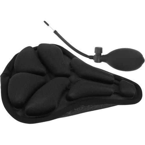 Noir 1 Pc Tapis De Siège De Vélo Coussin De Siège En Gel Selle De V... on Productcaster.