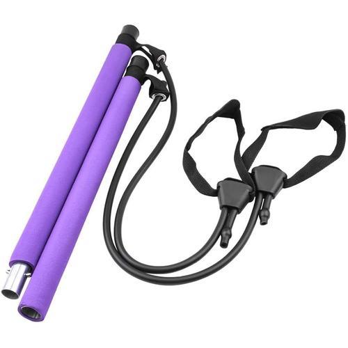 Violet Barre Pilates | Barre De Bande De Résistance Longue | Kit De... on Productcaster.