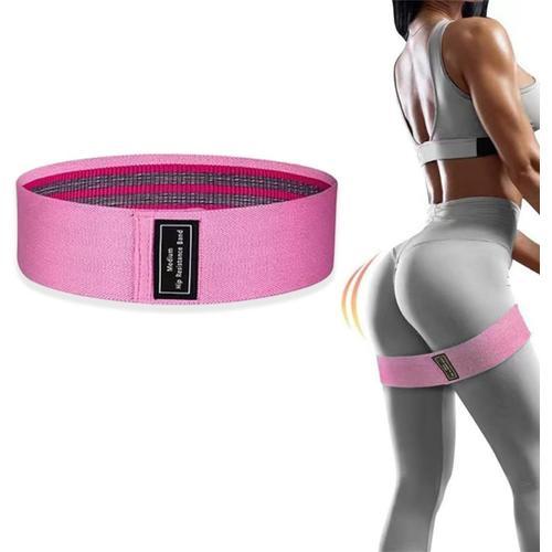 Bande Élastique Fitness En Tissu,Bande De Résistance Musculation An... on Productcaster.