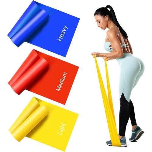 Rouge, Bleu, Jaune Bandes De Résistance 2m, Lot De 3 Bandes D'exerc... on Productcaster.