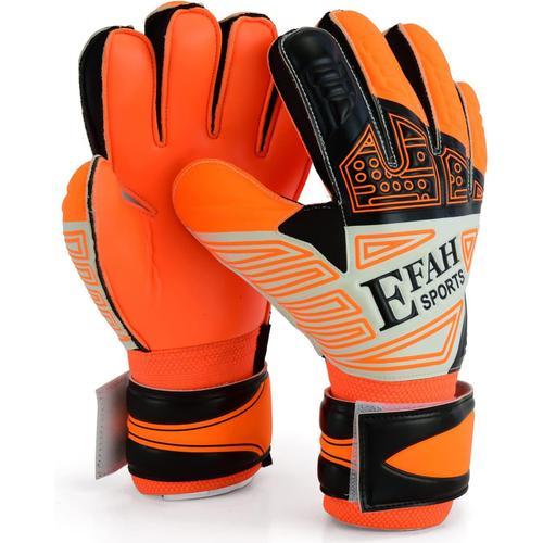 Orange Gants De Gardien De But De Football Pour Enfants, Garçons, E... on Productcaster.