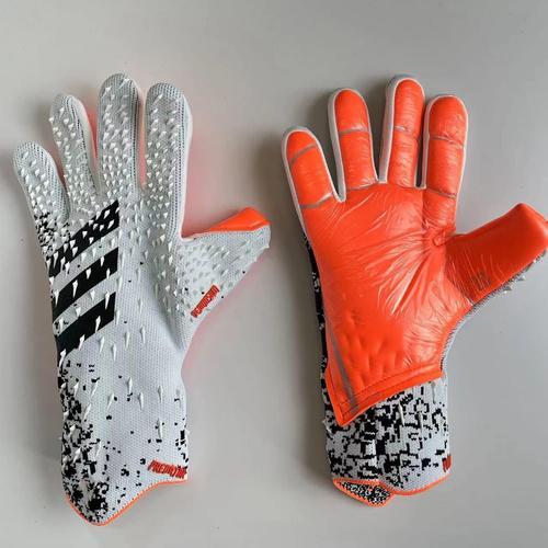 Whiteorange Gants De Gardien De But, Gants De Gardien De But De Foo... on Productcaster.