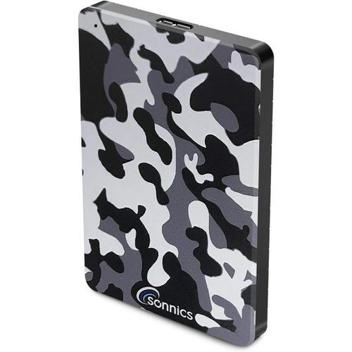 Gris Camo 500 Go Gris Camo Disque Dur Externe Portable Usb 3.0 Supe... on Productcaster.