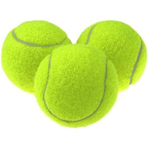 Jaune Lot De 3 Balles De Tennis Standard Pour Entraînement Et Jeux,... on Productcaster.