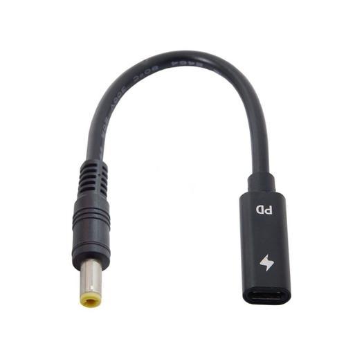 Câble USB Type C vers DC Jack Cordon Câble USB DC18-20V 5.5 * 2.5MM... on Productcaster.