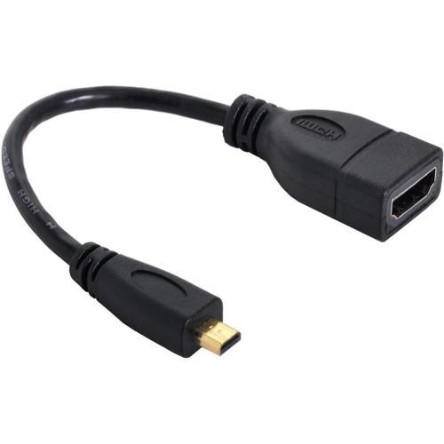 Câble adaptateur micro HDMI mâle vers HDMI femelle 10 cm pour XOOM ... on Productcaster.