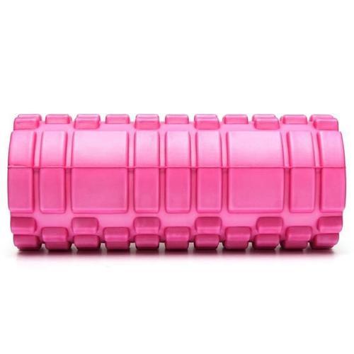 Eva Yoga Gym Pilates Foam Roller Massage Trigger Point 33x14cm, Rose on Productcaster.