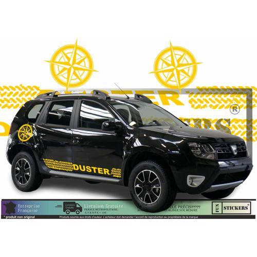 Dacia Duster - Jaune - Kit Complet Boussoles + Traces De Pneus - Tu... on Productcaster.