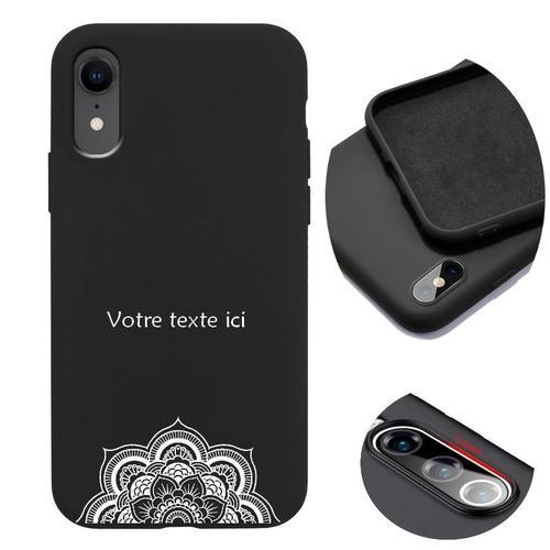 Coque Noir Iphone 7 8 Se 2020 Mandala Personnalisee on Productcaster.