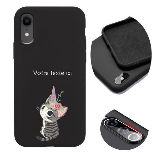 Coque Noir Iphone 11 Chat Licorne Personnalisee on Productcaster.