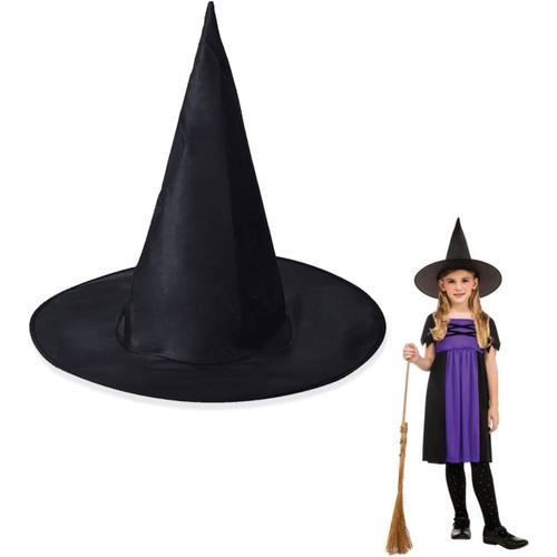 Chapeau De Sorcière Noir Pliable Pour Filles/Garçons - Pour Une Fêt... on Productcaster.