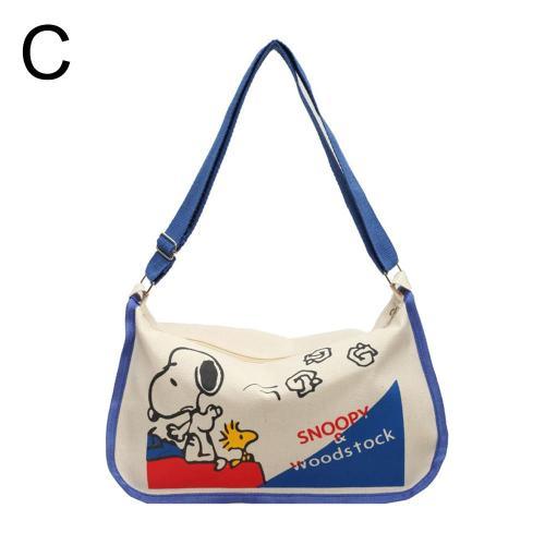 onesize Noir Produits De Mode Snoopy Sacs a Main Toile Sacs a Bando... on Productcaster.