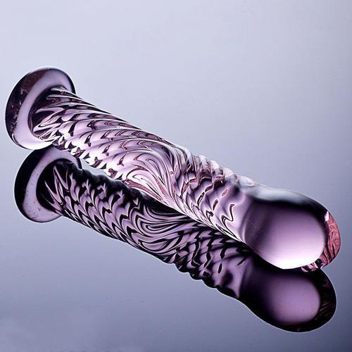 Gode En Cristal De Verre Réaliste Avec Ventouse Pour Femme, Jouets ... on Productcaster.